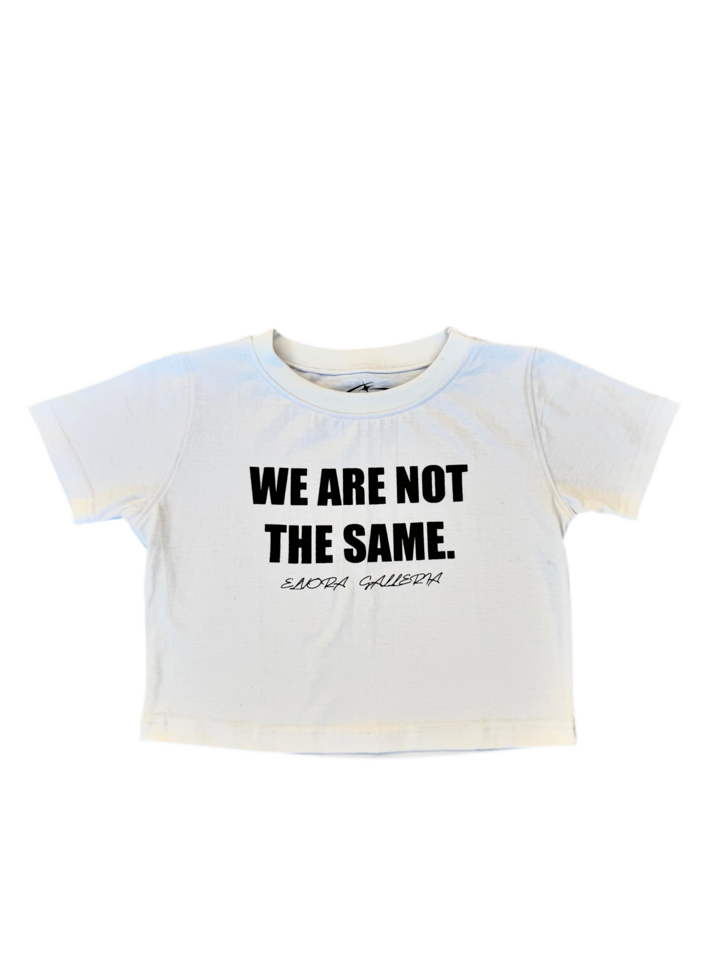 “WE ARE NOT THE SAME” WOMENS CROP TOPS
