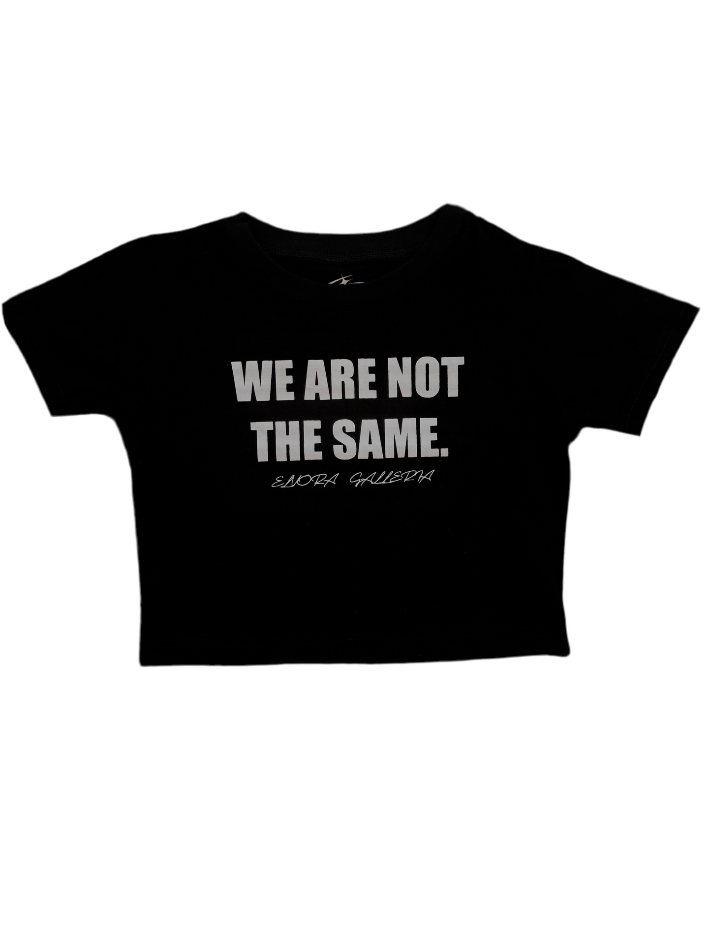 “WE ARE NOT THE SAME” WOMENS CROP TOPS